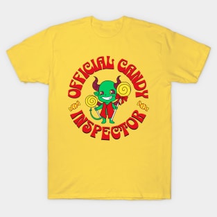 Official Candy Inspector Cute Monster T-Shirt